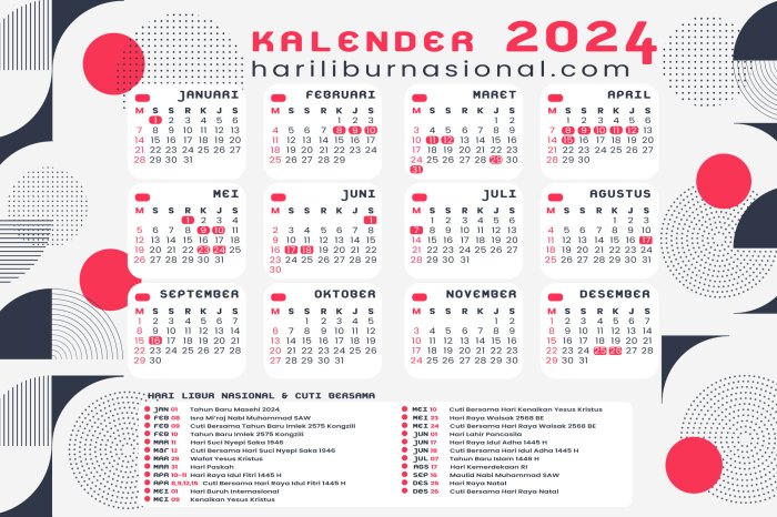 Jadwal Resmi Libur Nasional dan Cuti Bersama