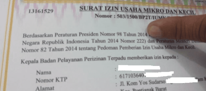 Cara Membuat Izin Usaha Mikro Kecil Online Cara Mengurus Izin Usaha Mikro Cepat dan Mudah
